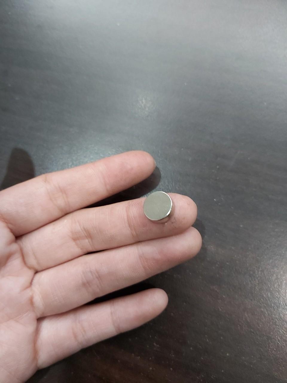 Nam châm viên tròn 10mm, dày 3mm