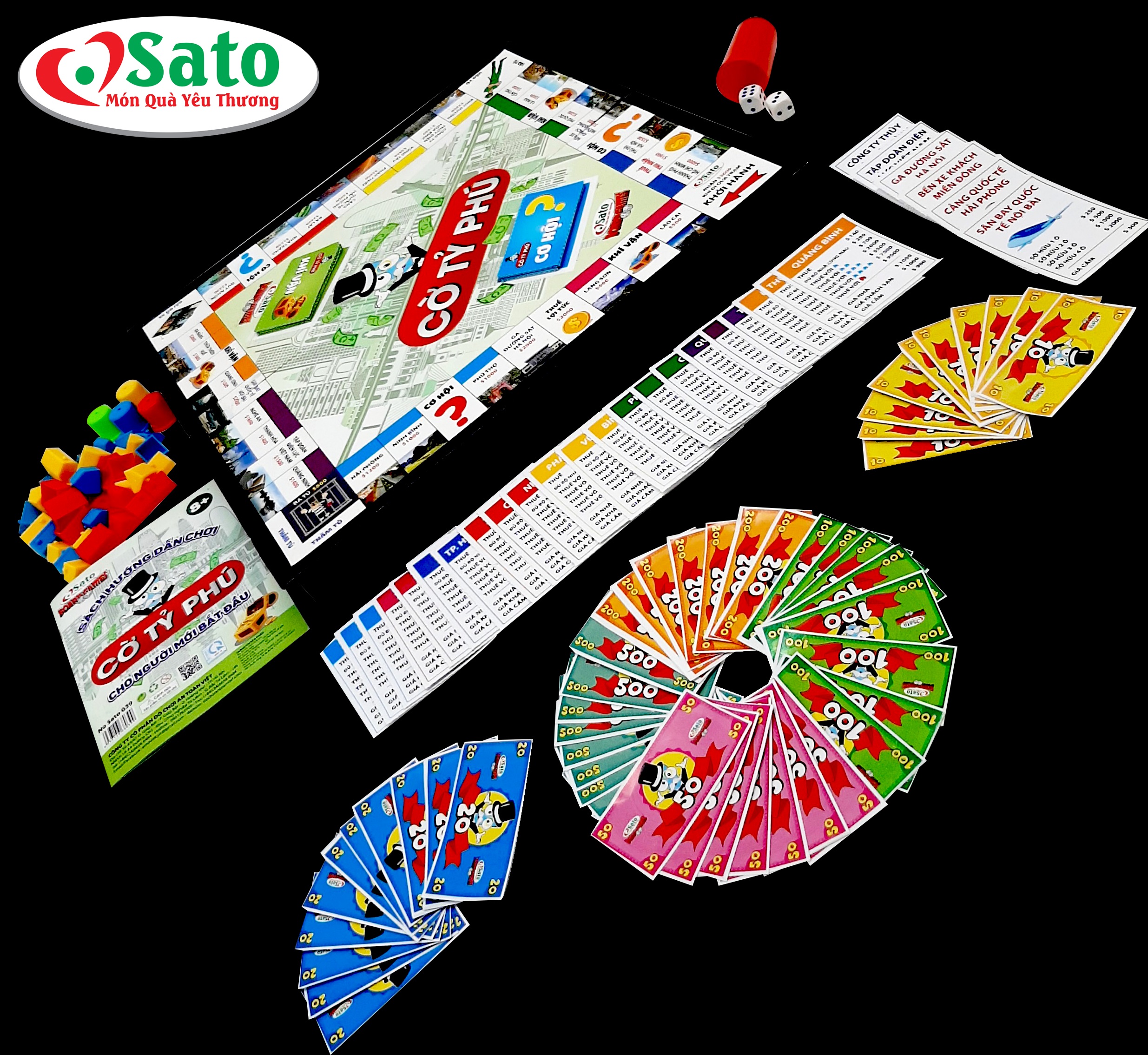 ĐỒ CHƠI GIÁO DỤC CỜ TỶ PHÚ (SATO 39)
