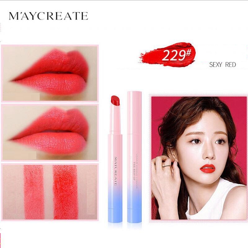 Son môi dưỡng ẩm bền màu Maycreate MX