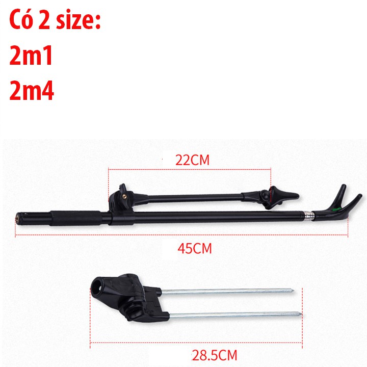 Chống cần Câu Đài Câu Đơn Cao Cấp Ultra Light  (cam kết đổi trả trong 2 tuần đầu)