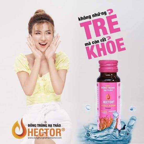 Hector Collagen đông trùng hạ thảo (Hộp 10 lọ x 50ml)
