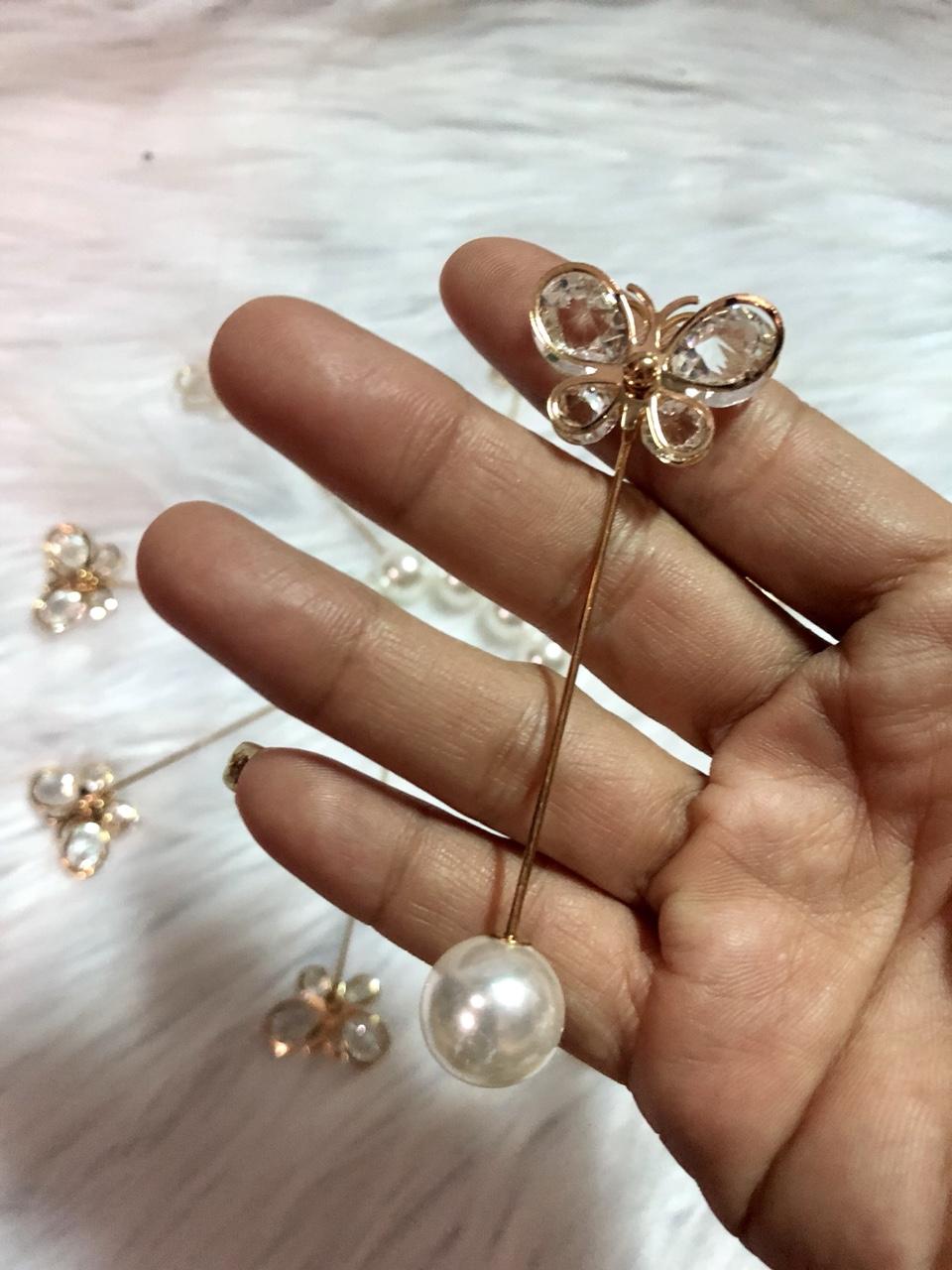 [HCM]Trâm cài áo có hình  bướm đính đá