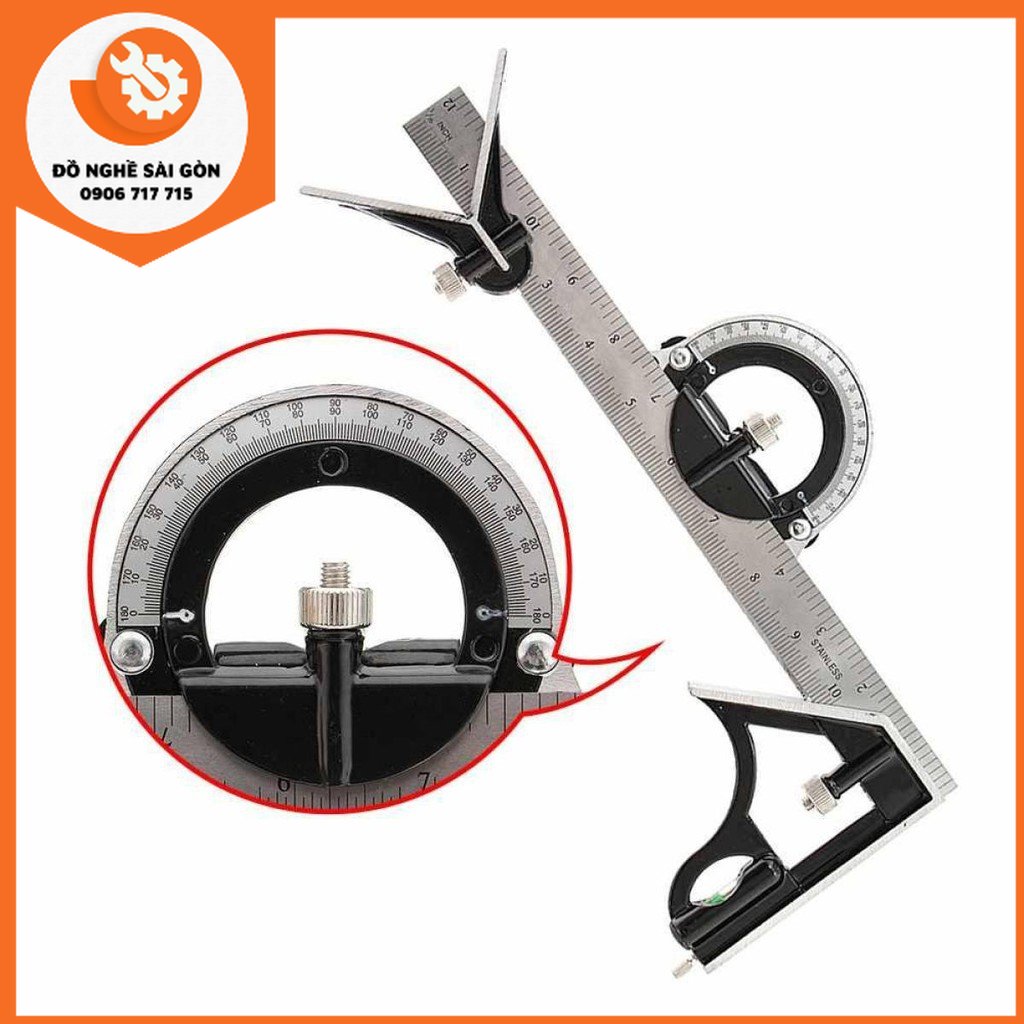 Thước ke góc vuông đa năng 30cm