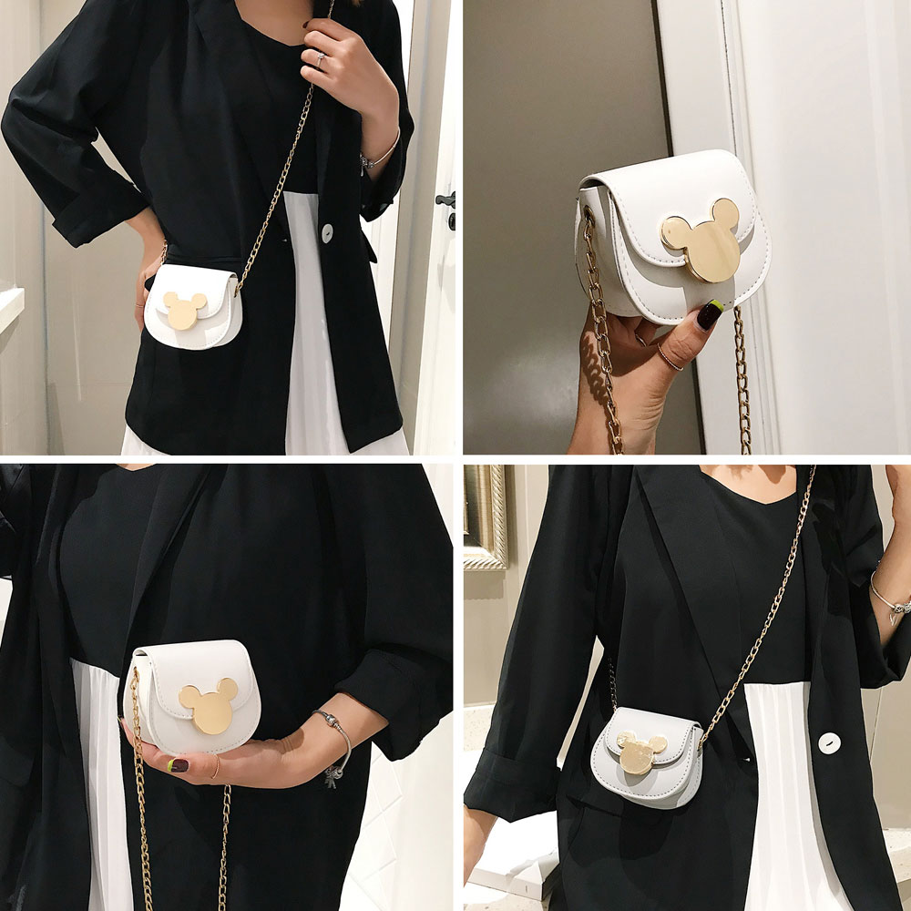 Túi Mini Nhỏ Đeo Chéo Khuy Tai Chuột - 100style