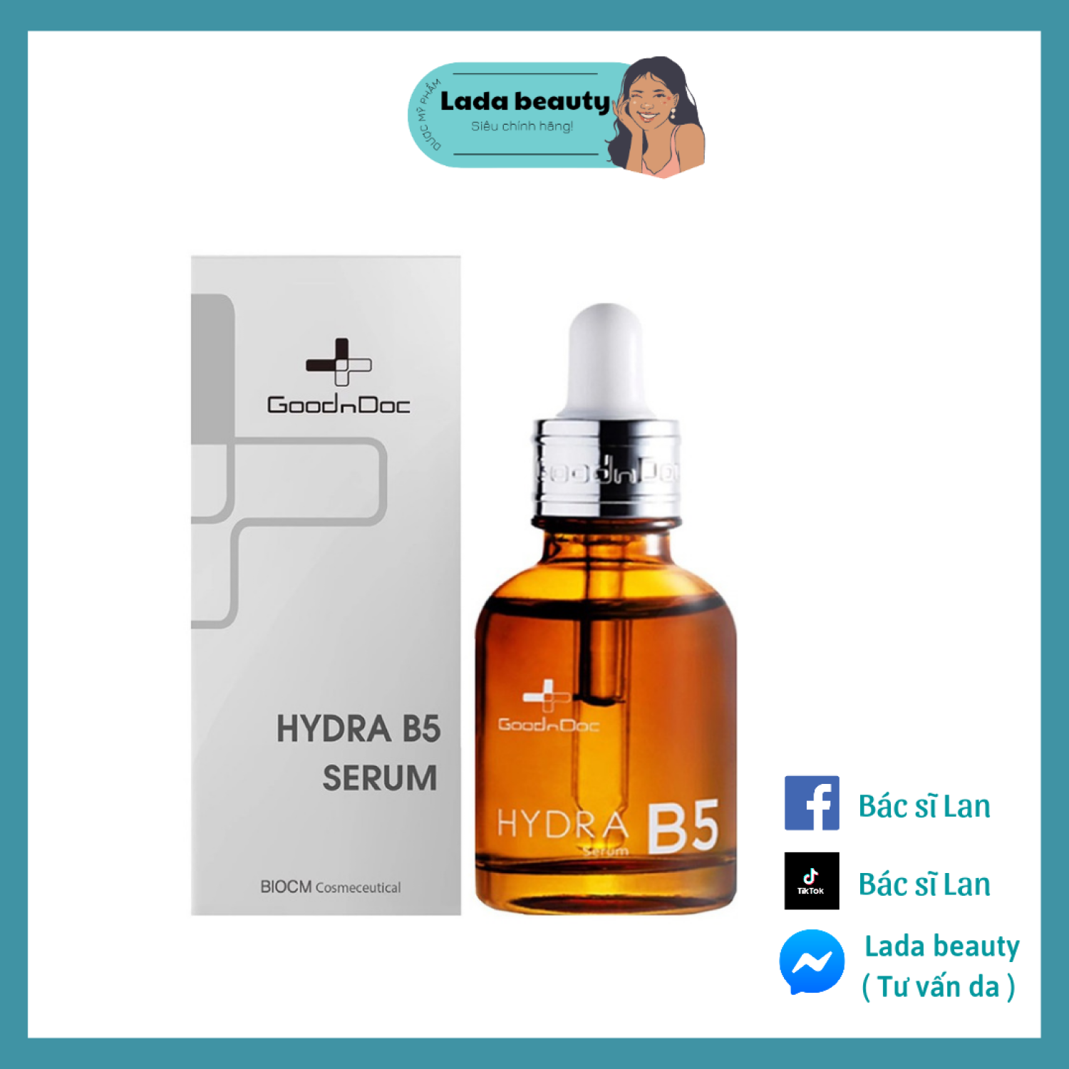 ✅ Serum B5 Goodndoc cấp ẩm phục hồi da
