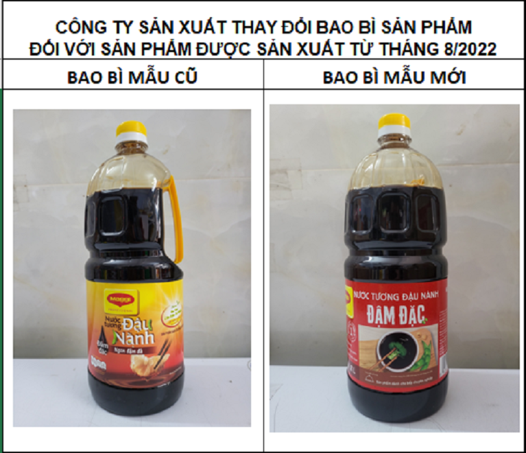 [BÌNH 1.8 Lít – ĐẬM ĐẶC] NƯỚC TƯƠNG ĐẬU NÀNH (mẫu mới) [VN] MAGGI Dark Soybean Sauce