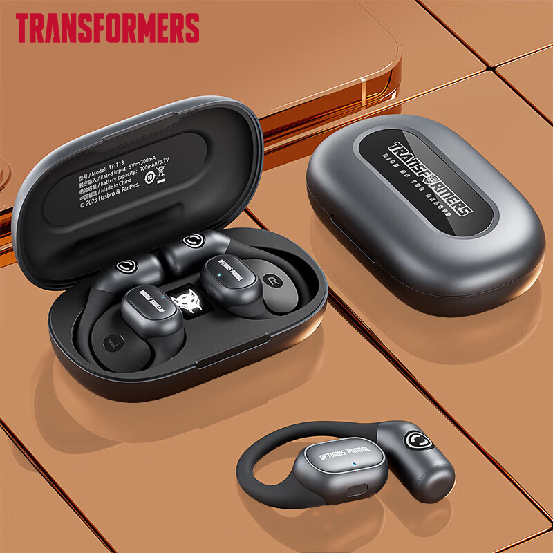 Transformers TF-T13 Hanging Ear Wireless Bluetooth Non-in-ear Bone Conduction Concept Bluetooth 5.3 Headset Noise Reduction Super Long Battery Life Sports Running Fitness Apple Huawei Universal