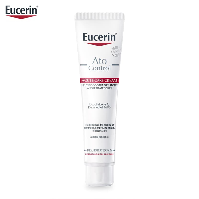 Eucerin Kem Dưỡng Giảm Ngứa Đỏ Da Ato Control Acute Care 40ml