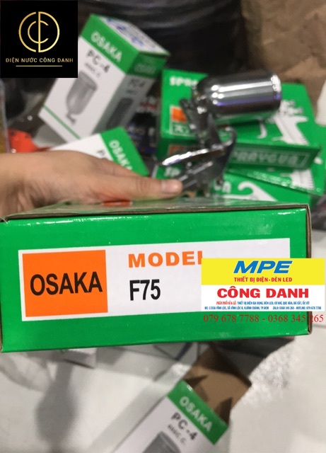 Súng phun sơn OSAKA F75( bình 300cc) chính hãng