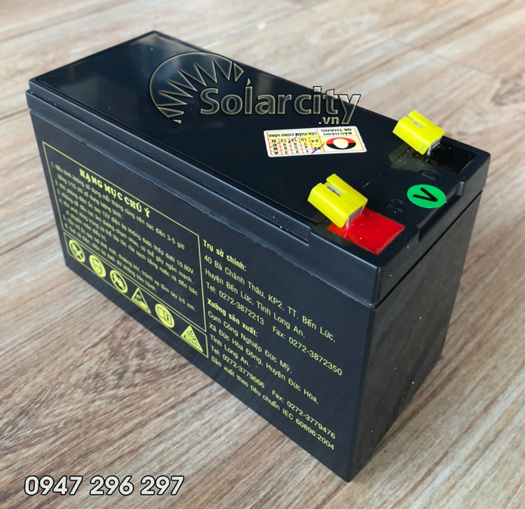 Ắc quy Globe 12V- 7.5Ah (WP7.5-12) dùng cho UPS, lưu điện...