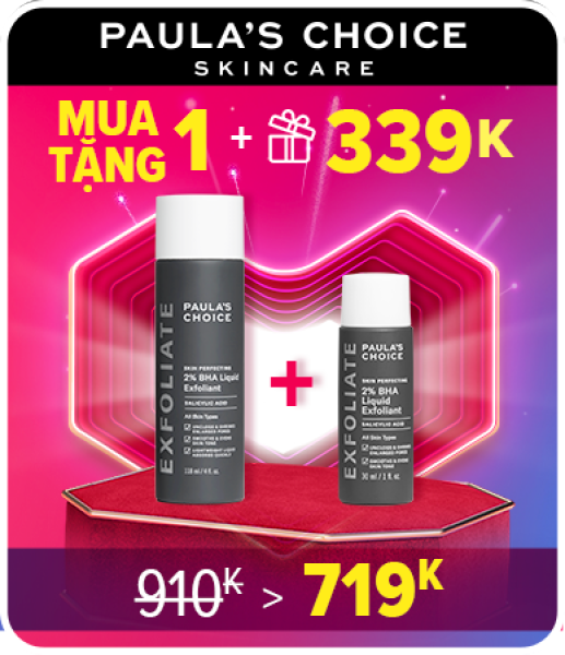 Dung dịch loại bỏ tế bào chết Paula’s Choice Skin Perfecting 2% BHA Liquid Exfoliant 118 ml-2010 giá rẻ