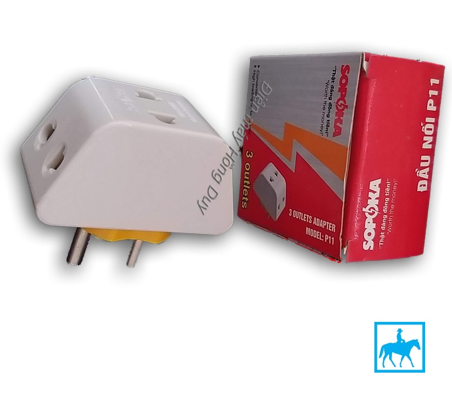 Phích Cắm Ổ Cắm Chia 3 2200W SOPOKA
