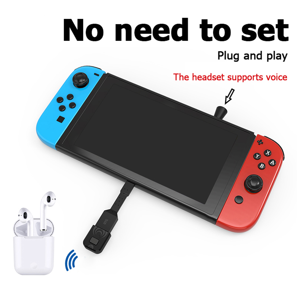 Bộ Thu Phát Âm Thanh Bluetooth USB USB Dongle, Bộ Chuyển Đổi Không Dây Cho Công Tắc, PS5 PS4 PC