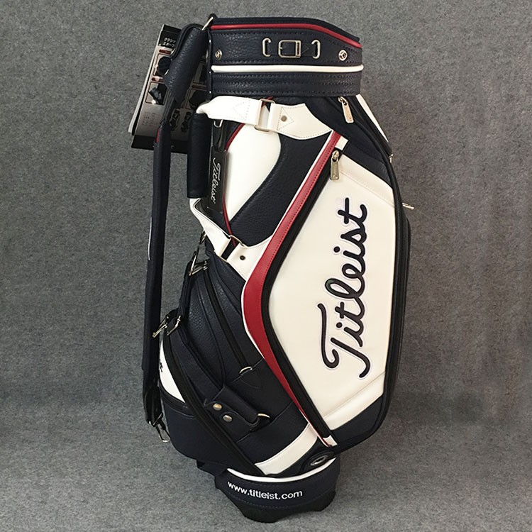 [ golf bag ] Túi gậy golf Titleist da sần cao cấp