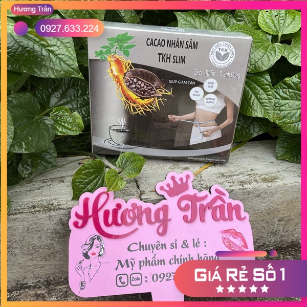 Bột Cacao nhân sâm TKH Slim – Giúp giảm cân an toàn, hiệu quả