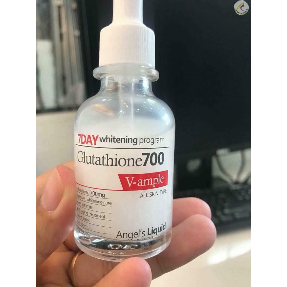Serum trắng da 7Day Whitening Program Glutathione 700 V-Ample