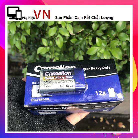Pin 9v camelion hộp 12 viên - pin 9v vuông camelion