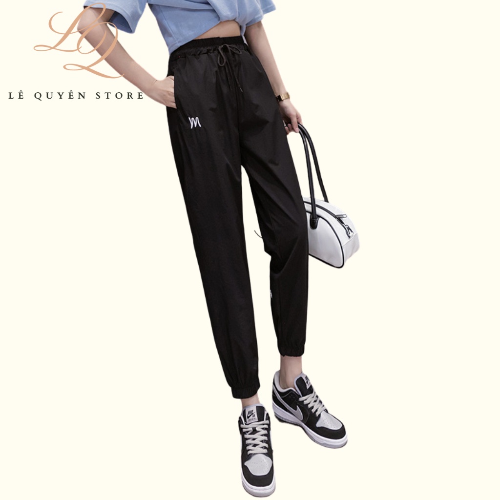 Quần Jogger Bom Bo Gấu Nỉ Da Cá
