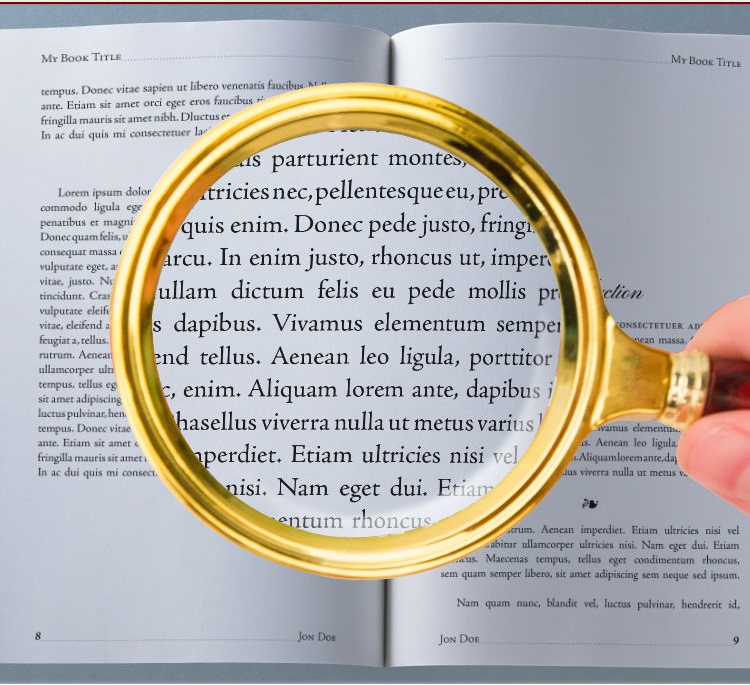90mm Magnifier Handheld Magnifying Glass