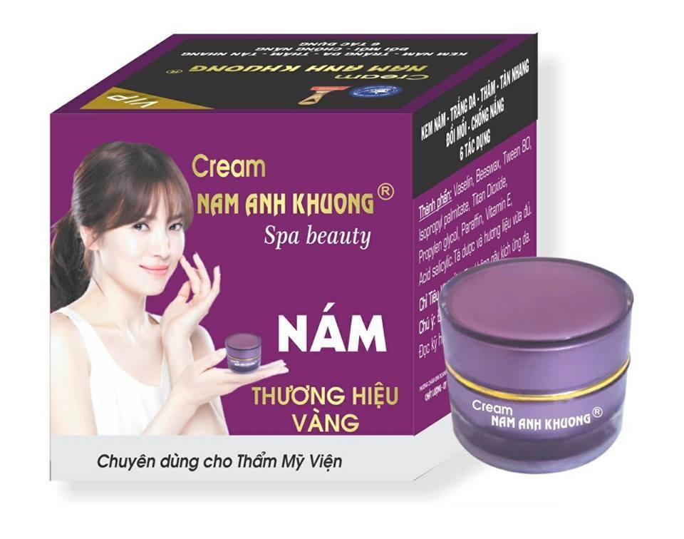 [HCM]Kem Nám - Tàn nhang - Đồi mồi - Chống nắng Cream NAM ANH KHƯƠNG VIP (12g)