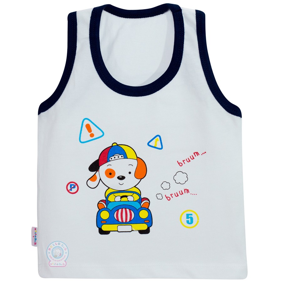 ÁO BA LỖ CHO BÉ COTTON HELLO B&B