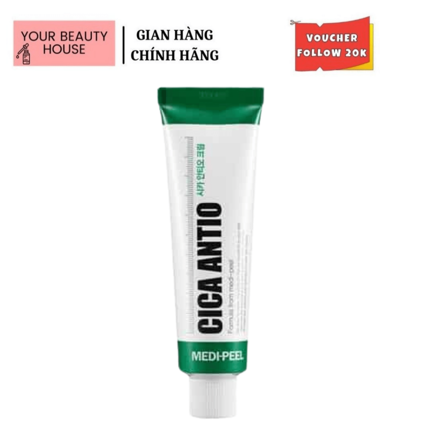 Kem phục hồi dưỡng ẩm cica antio cream 30ml