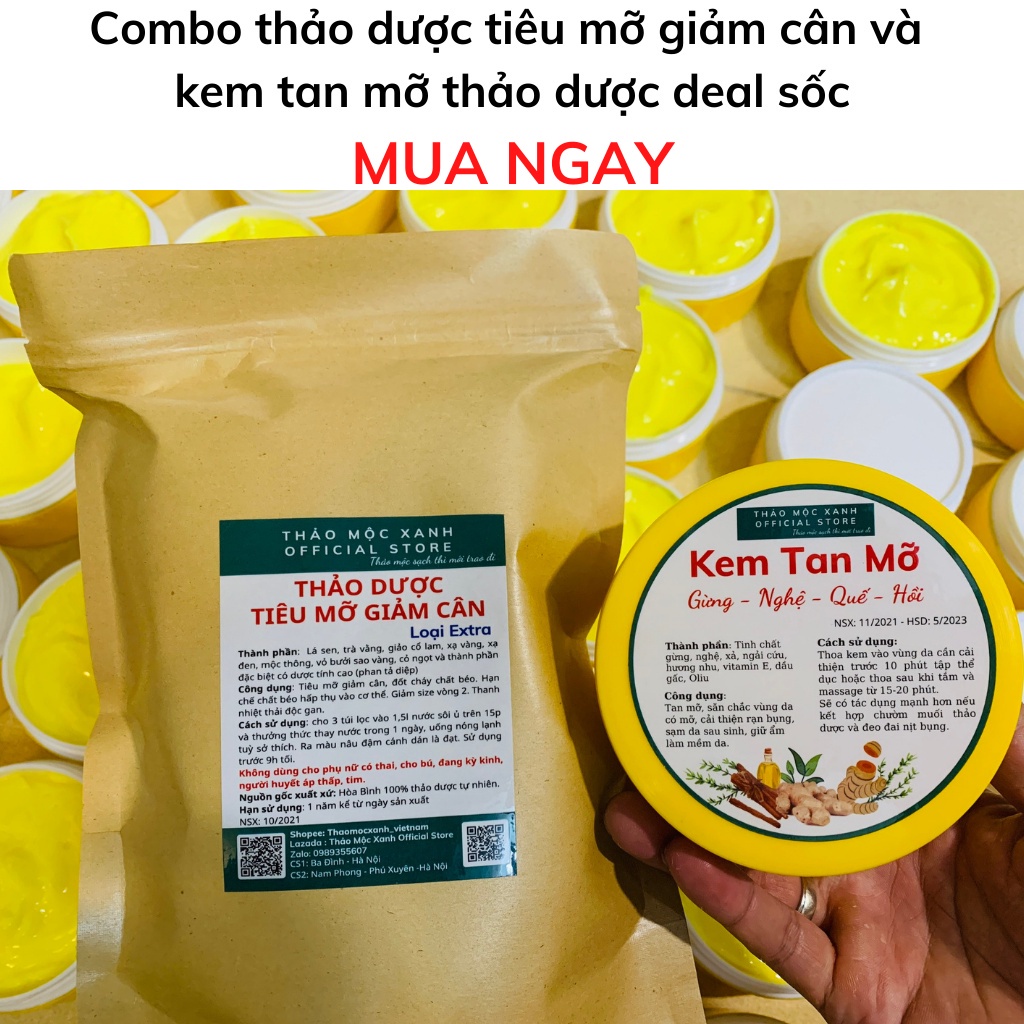 Kem Bôi Tan Mỡ Bụng, Đùi, Bắp Tay, Giảm Rạn Da
