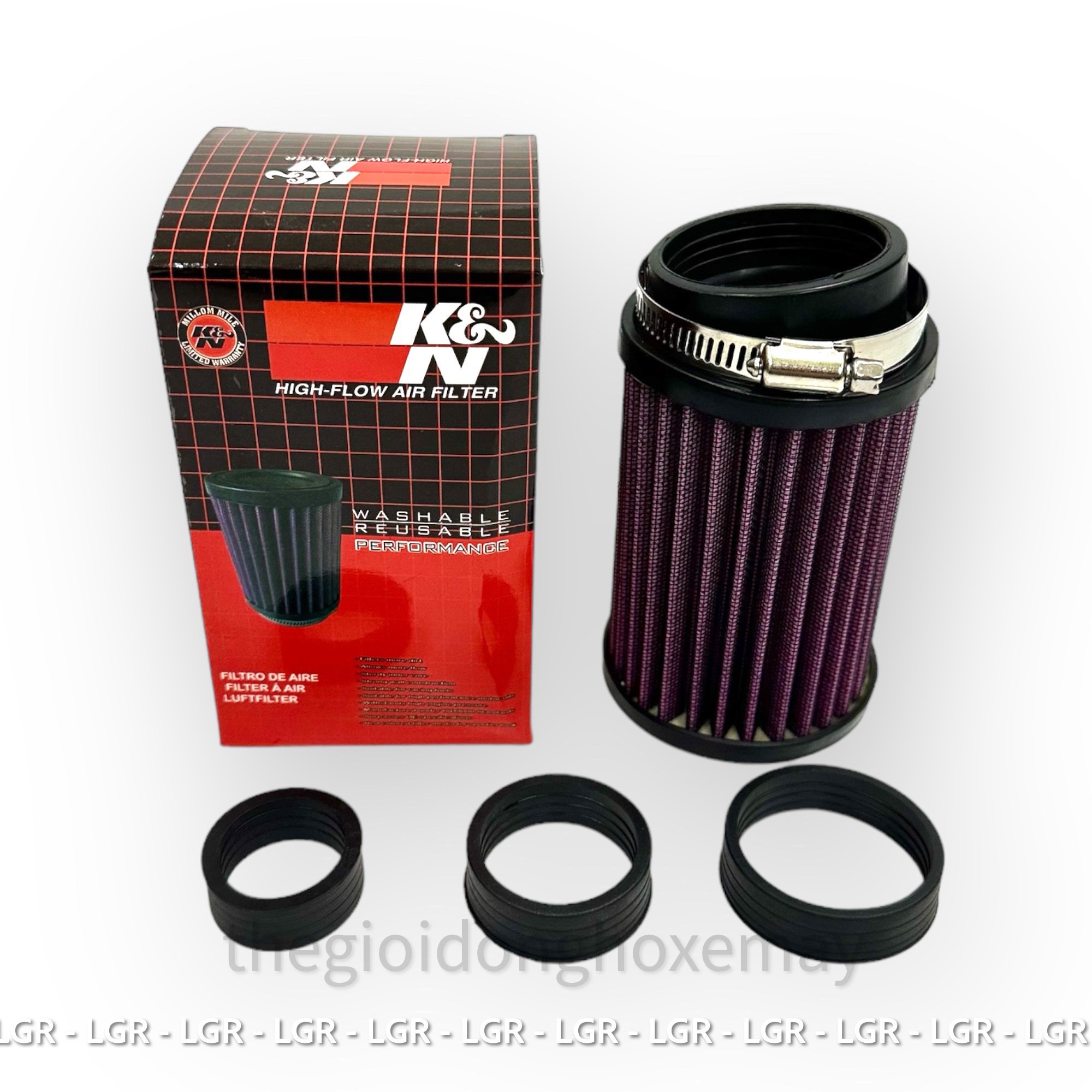 Lọc Gió Trụ KN Lắp Mọi Loại Xe Số