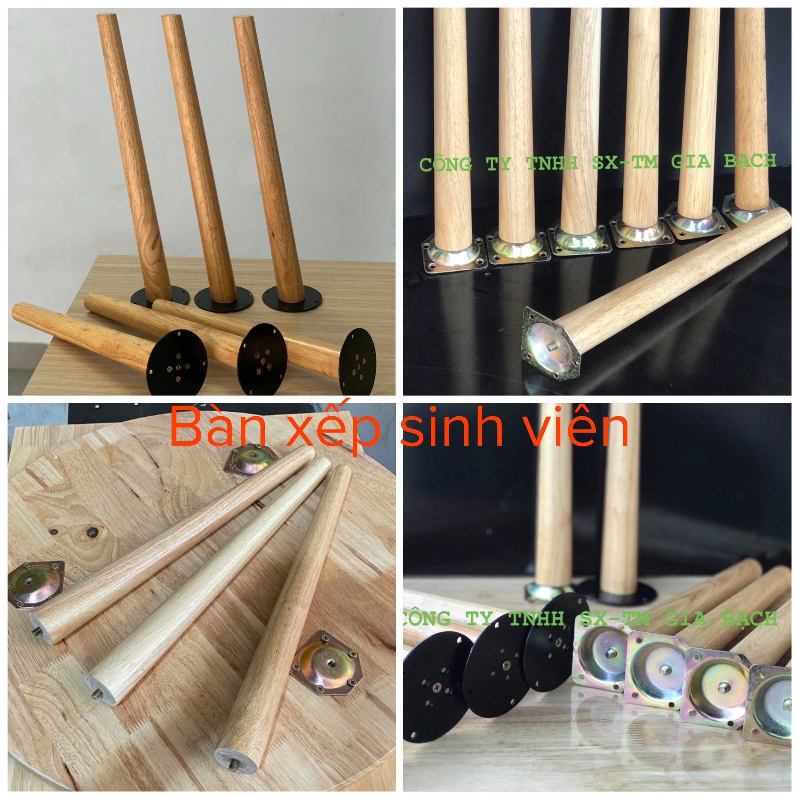 CHÂN BÀN GỖ, CHÂN GHẾ SOFA