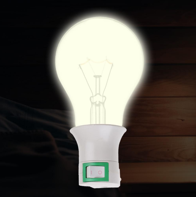 [HCM]Đui đèn E27-có công tắc bật  / tắt