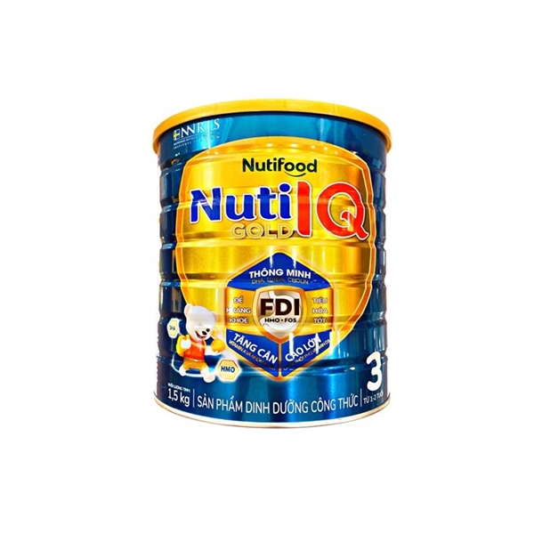 Sữa bột Nuti IQ gold số 3 1.5kg (từ 1-2 tuổi)
