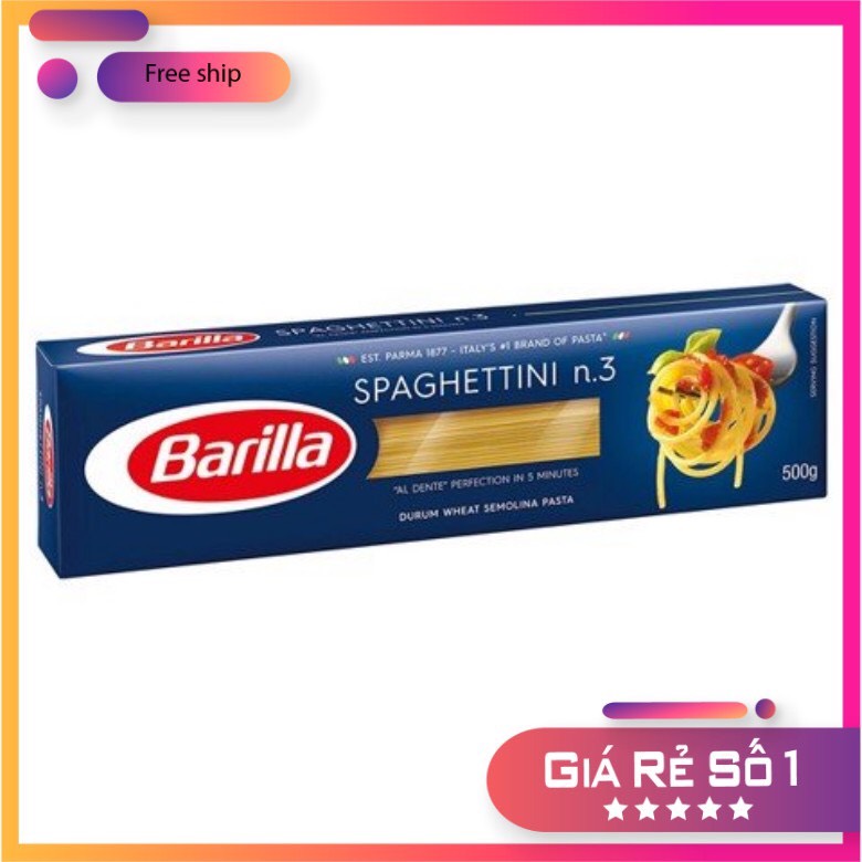 Mì Ý Spaghetti 55k/hộp 500g
