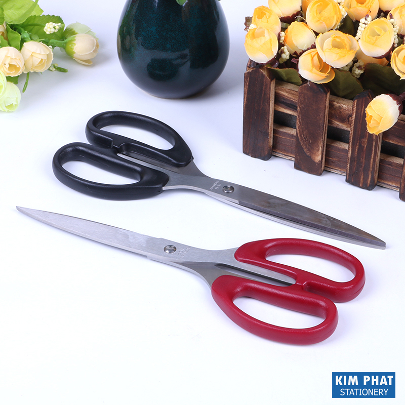 Kéo văn phòng Deli 210mm dày dặn, chắc khỏe E6010