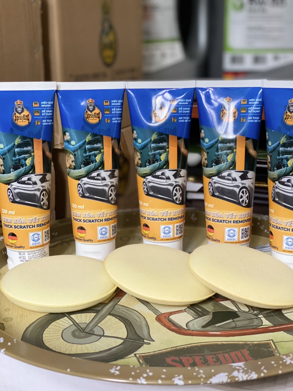 Kem xoá vết xước SPRAYKING 120ml