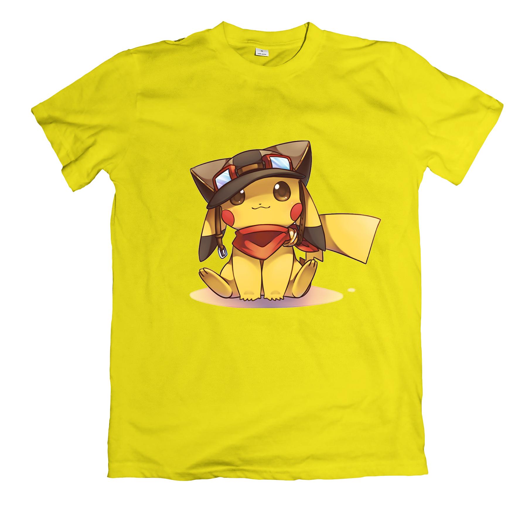 Áo thun in hình pikachu ngộ nghĩnh