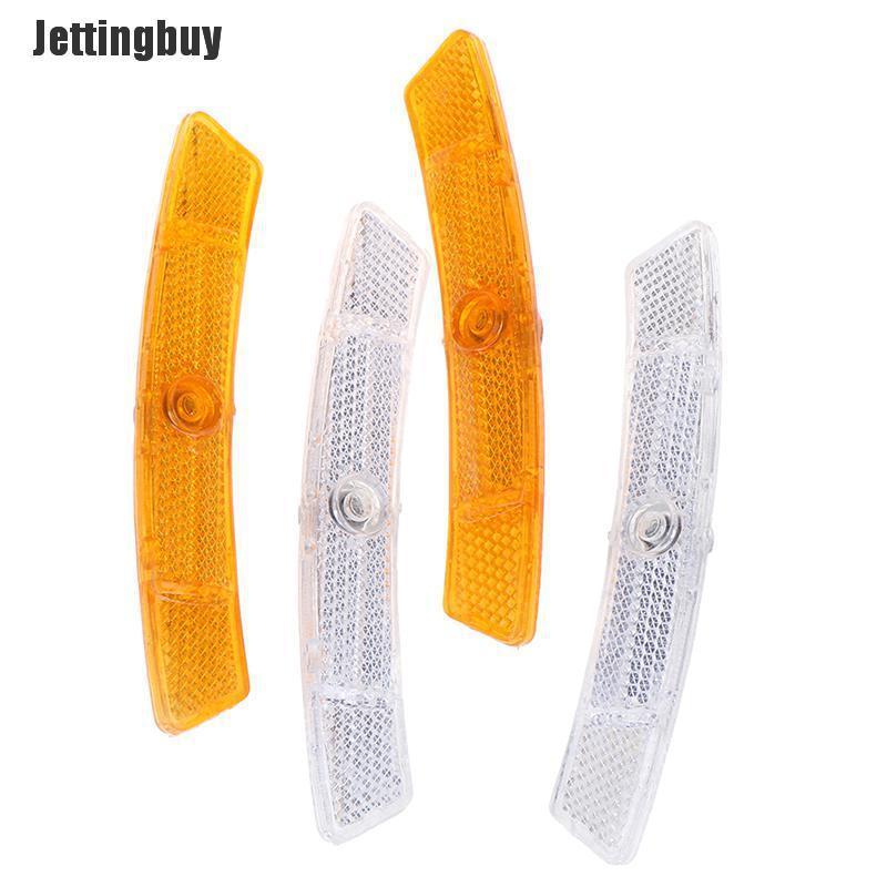 Jettingbuy 2 Chiếc Phản Xạ Nan Hoa Xe Đạp Đèn Cảnh Báo An Toàn Đèn Phản Quang Vành Bánh Xe