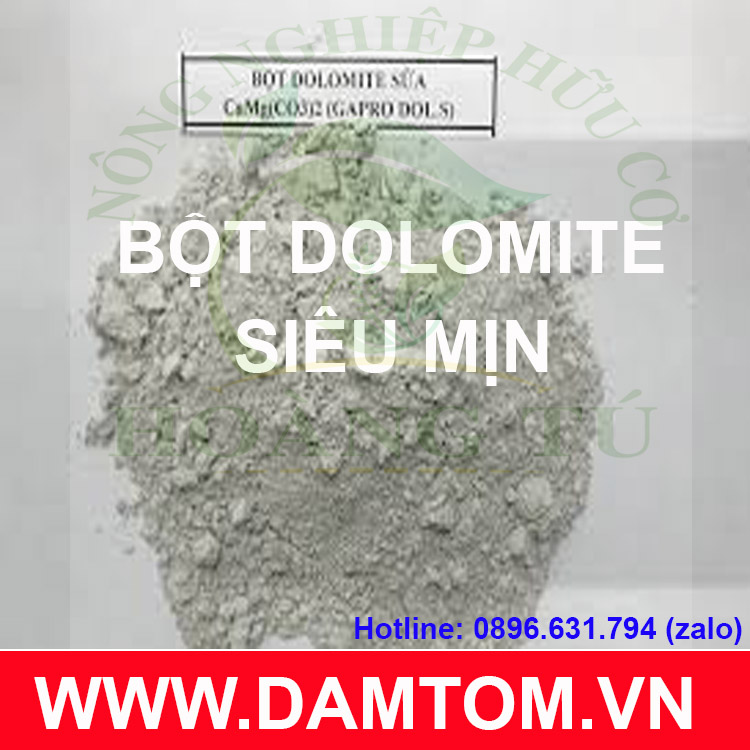Vôi dolomite cao cấp (chuyên dùng để nuôi ốc bươu ) -1 Kg