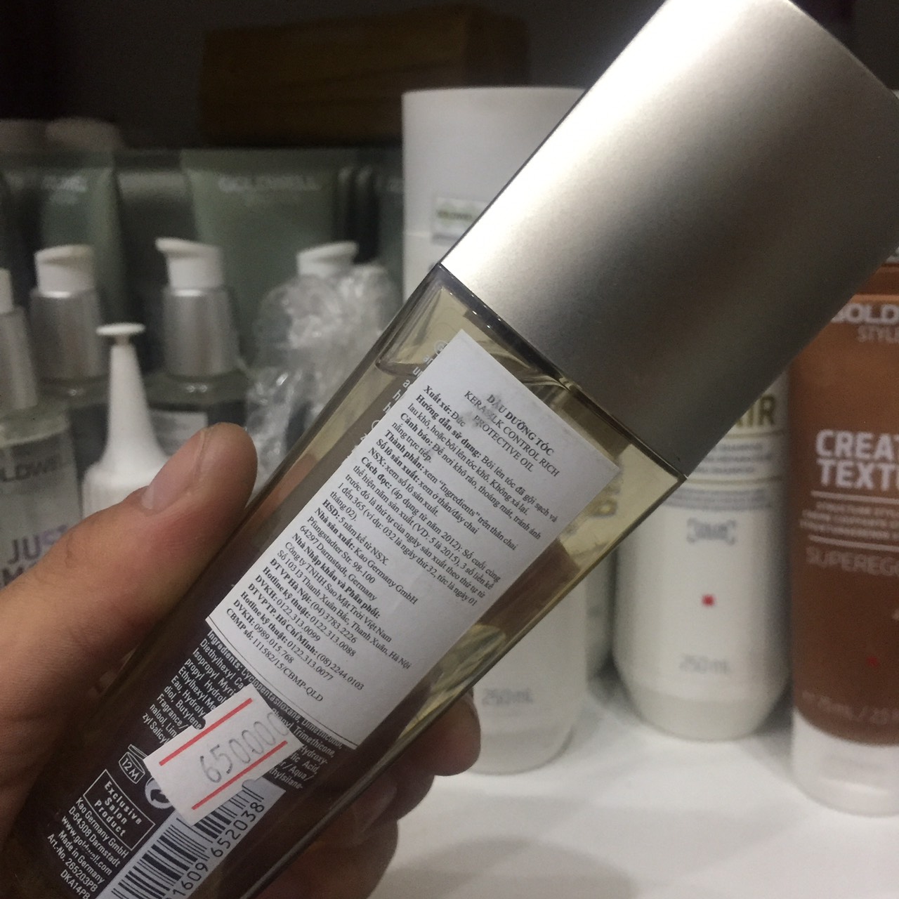 [HCM]Tinh dầu dưỡng tóc Goldwell Kerasilk Control Oil 75ml