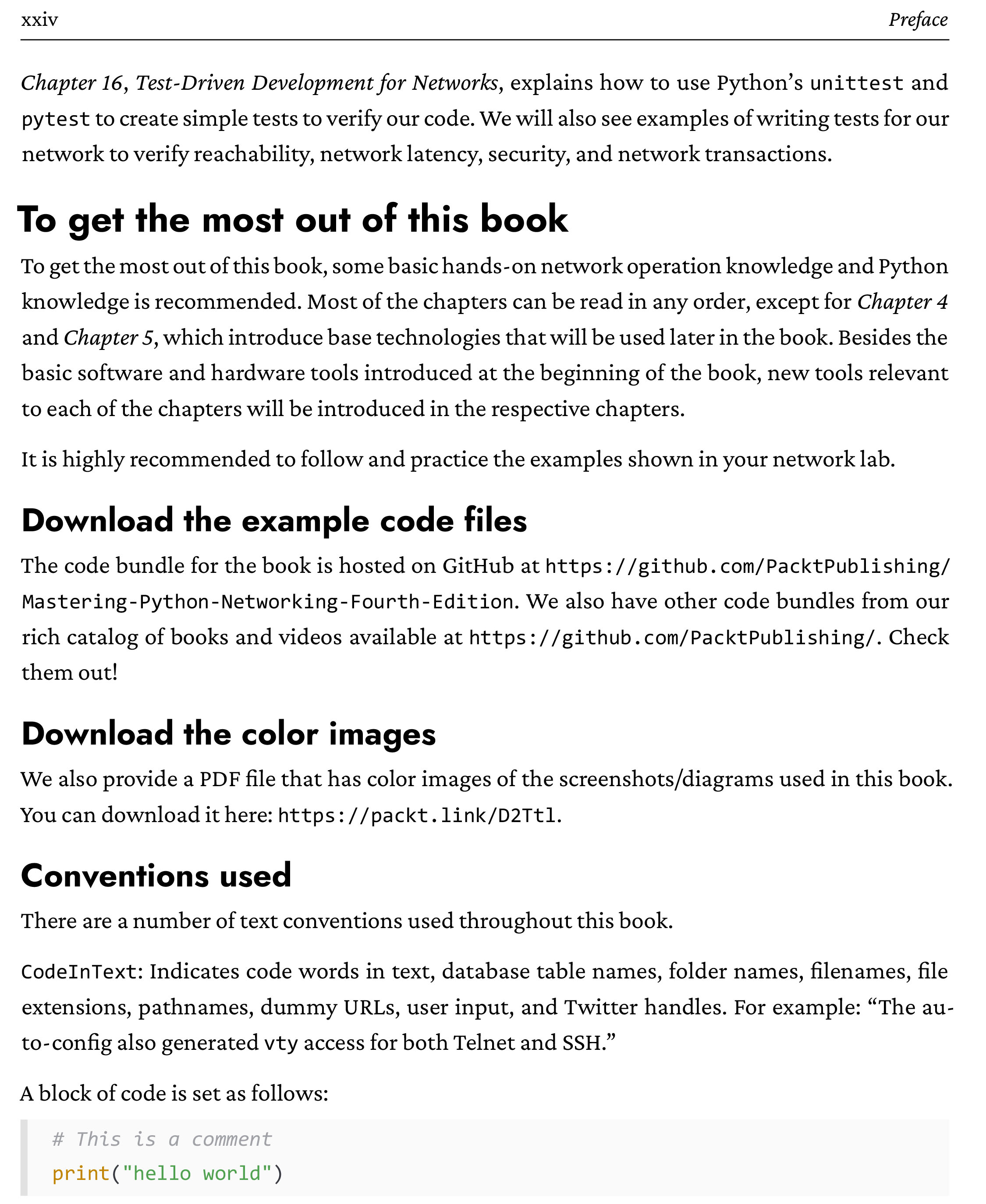 Mastering Python Networking Utilize Python packages and frameworks for network automation, monitoring, cloud, 4th Edition