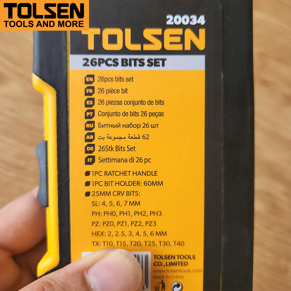 Bộ vít tự động 26 chi tiết TOLSEN 20034