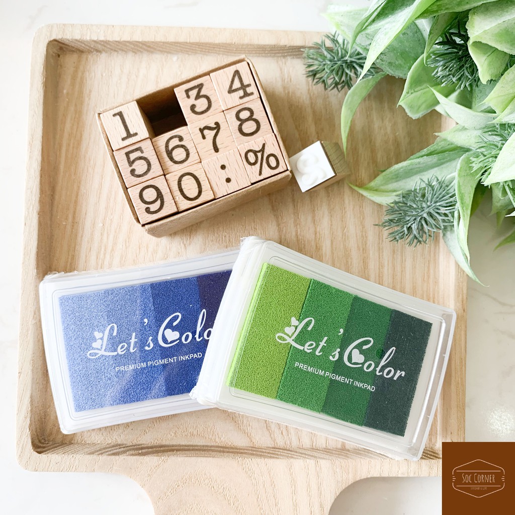 [HCM]Mực Inkpad 4 màu Lets Color