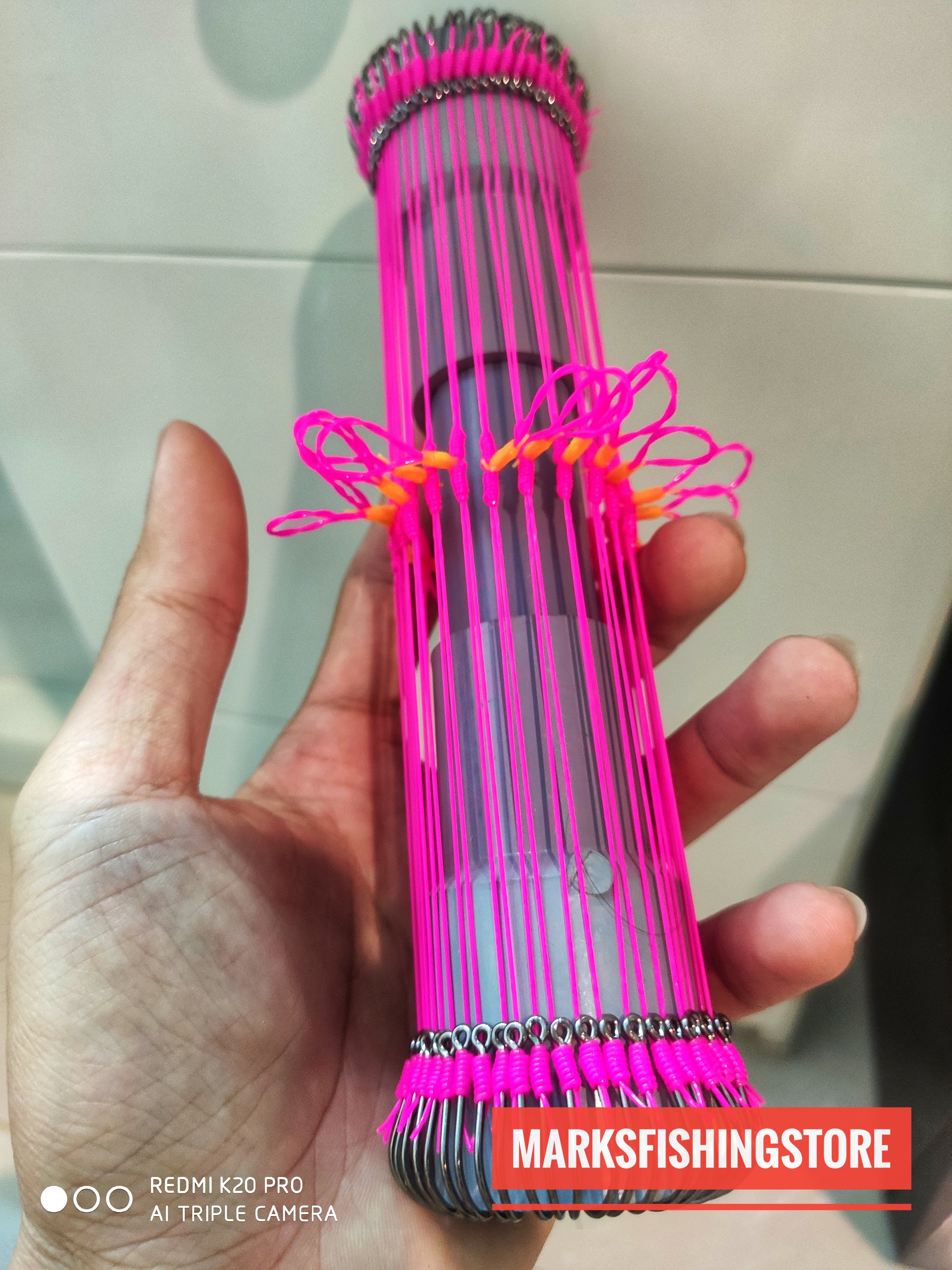 Ống x20 Chùm nho câu cá 4 lưỡi số 12
