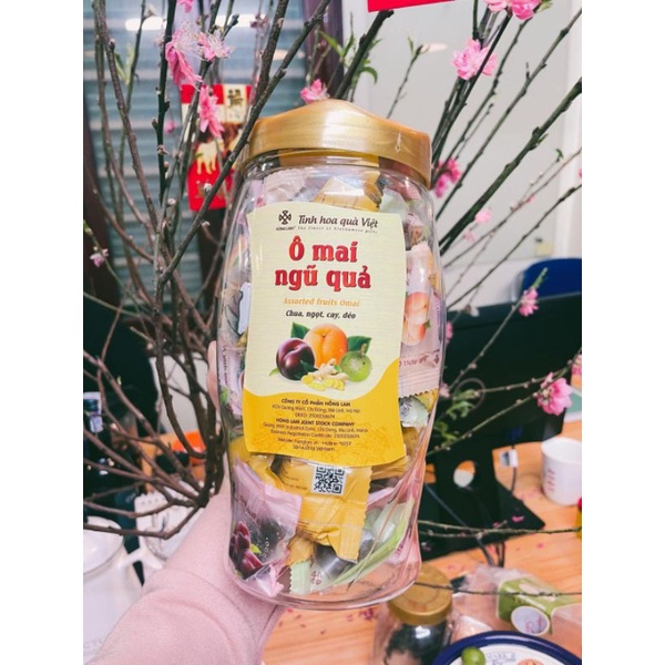 Ô mai ngũ quả Hồng Lam