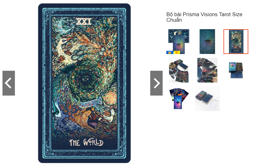 Bộ bài Prisma Visions Tarot Size Chuẩn