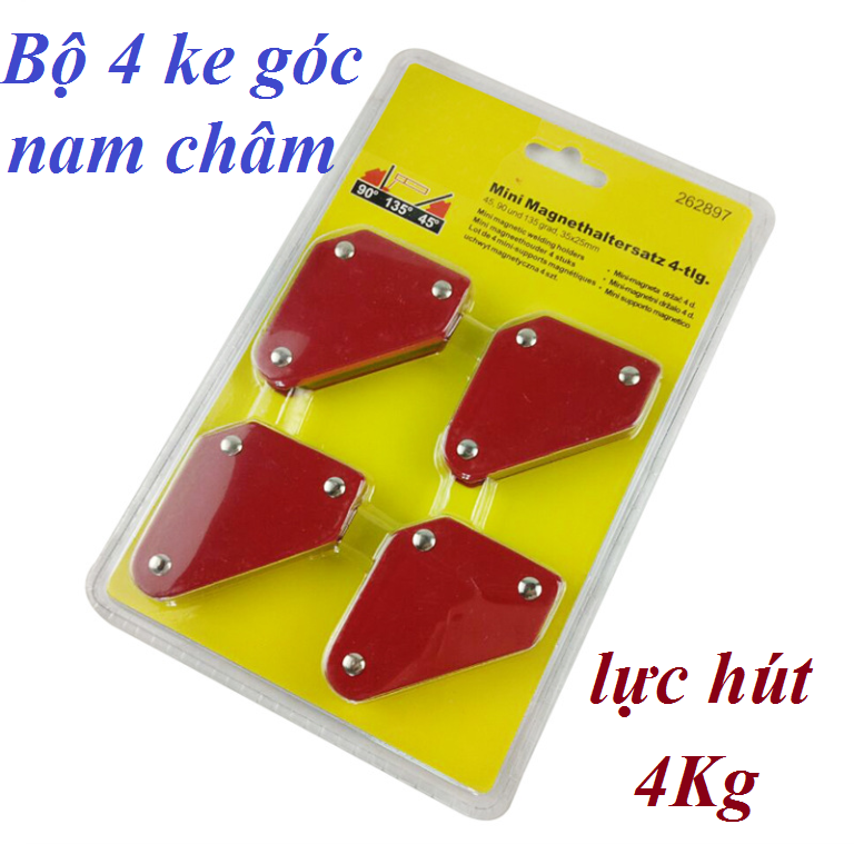 Ke góc nam châm 4kg - bộ 4 - ke góc nam châm