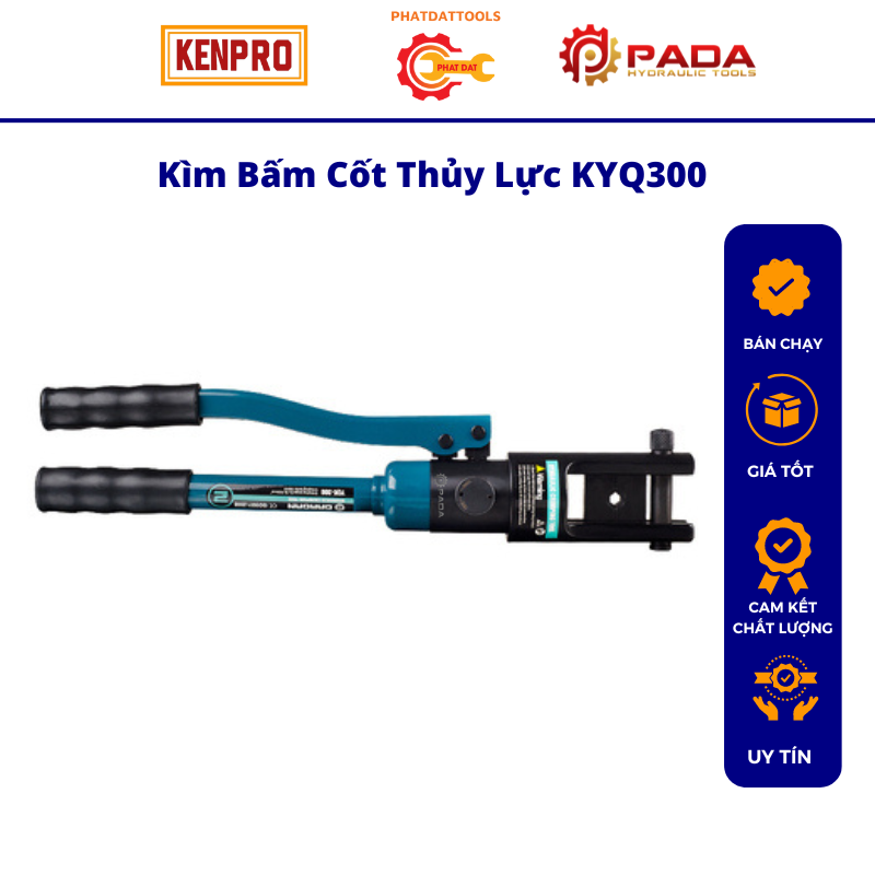 Kìm bấm cốt thủy lực KYQ300 xanh - sản phẩm có nhiều mẫu mã chất lượng phù hợp với từng nhu cầu sử dụng của khách hàng siêu tiện lợi và an toàn
