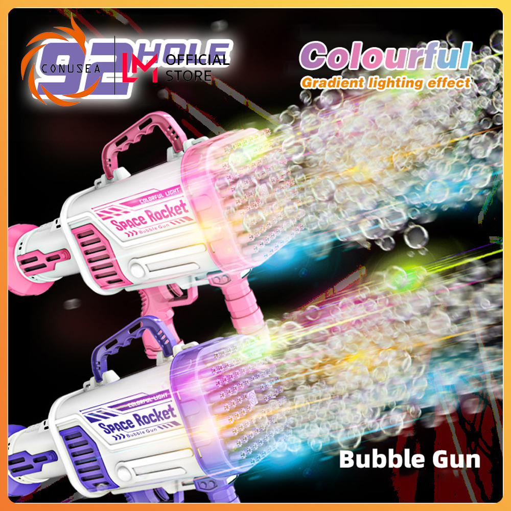 Máy Bong Bóng Đồ Chơi Bong Bóng Bazooka 92 Lỗ Đồ Chơi Bong Bóng Thổi Cho