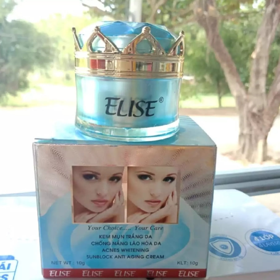 Kem elise dưỡng trắng da, ngừa mụn, chống nắng, giảm lão hóa 10g