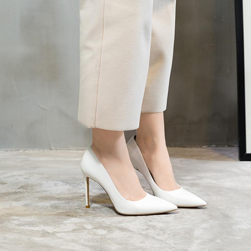 [HCM]Giày XK007 búp bê cao gót công sở mũi nhọn 9p