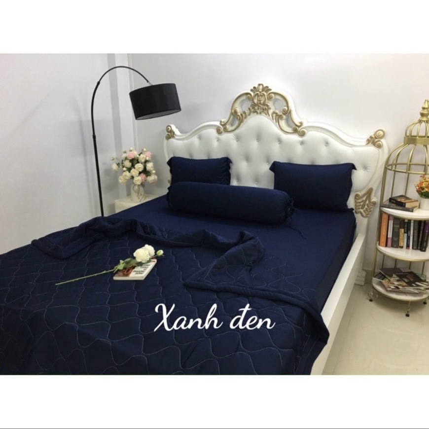 BỘ DRAP THUN LẠNH ĐỘ DÀY 5-18CM(Cao Cấp)